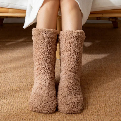 Adult Winter Floor & Sleep Socks – Warm & Cozy