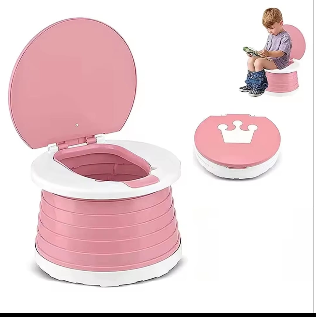 2-in-1 Children’s Folding Travel Toilet – Portable & Perfect for Potty Training!