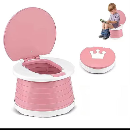 2-in-1 Children’s Folding Travel Toilet – Portable & Perfect for Potty Training!