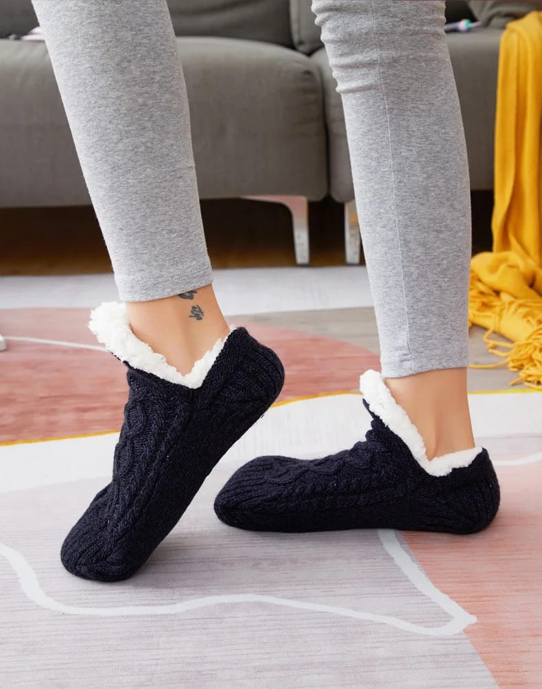 Winter Warm Fuzzy Non-Slip Floor & Yoga Socks