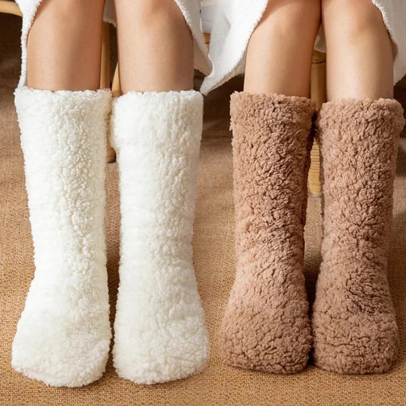 Adult Winter Floor & Sleep Socks – Warm & Cozy