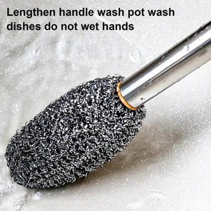 New Portable Steel Wool Cleaning Brush