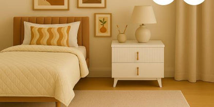 Two-Drawer Bedside Table