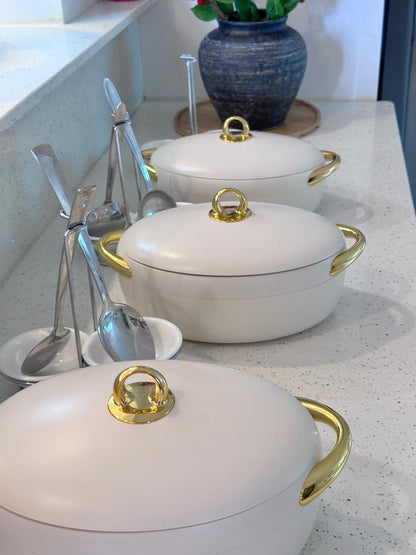 Luxurious Insulated Hotpots Set