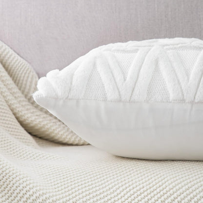 Set of 2 Super Soft Boho Velvet Throw Pillow Covers