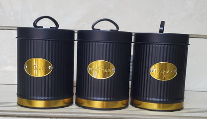 3pcs Alloy Canister Set