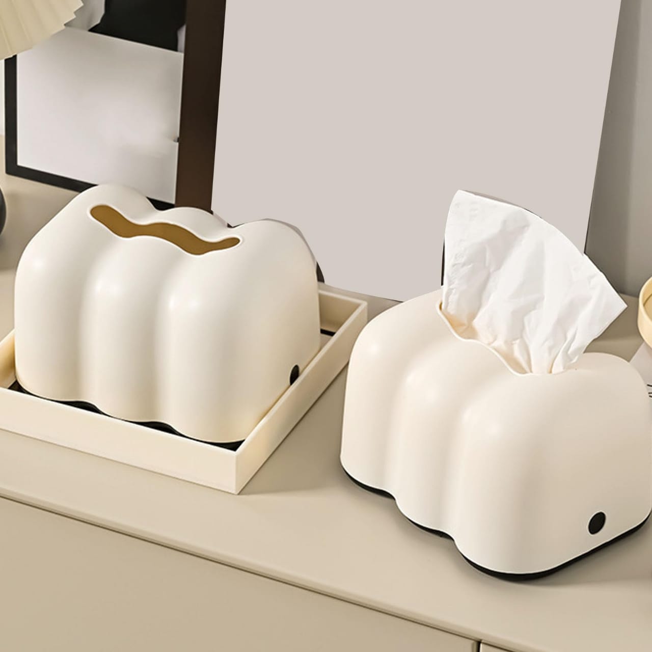 Unique Clouds Tissue Storage Box