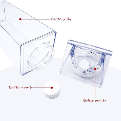 1L Acrylic Fridge Bottle with Tight Duo Lid