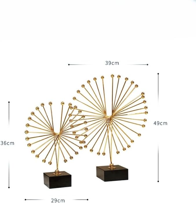 Executive Metal Abstract Spiked Sculpture