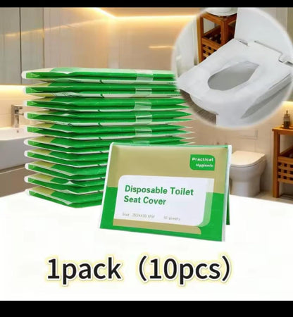 10pcs Disposable Toilet Seat Covers