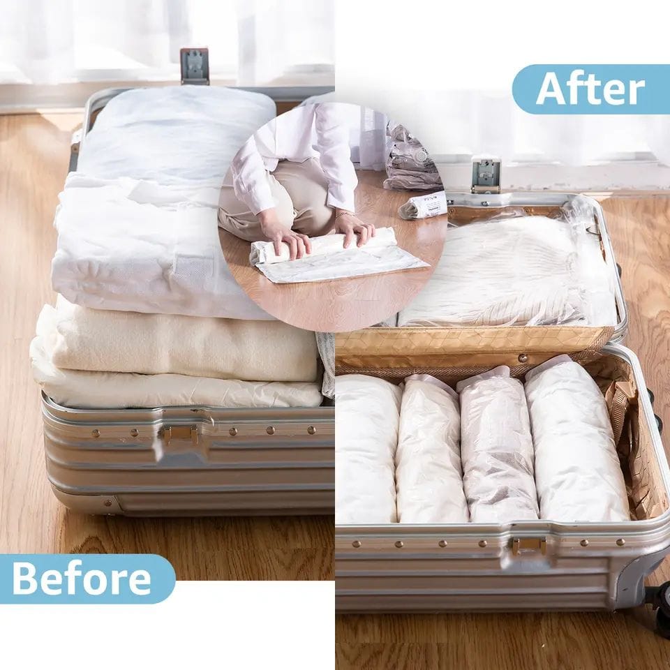 10pcs Travel Cloth Organizer & Compression Storage Bag Set
