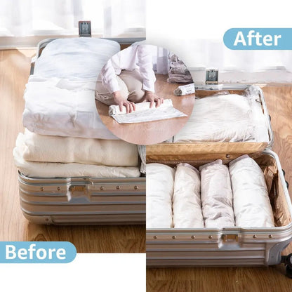 10pcs Travel Cloth Organizer & Compression Storage Bag Set