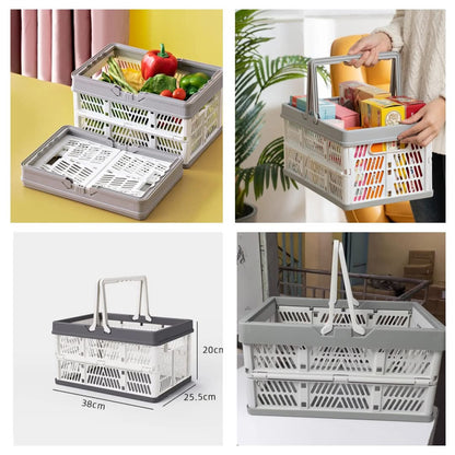 Large Foldable & Collapsible Multifunctional Basket with Handles