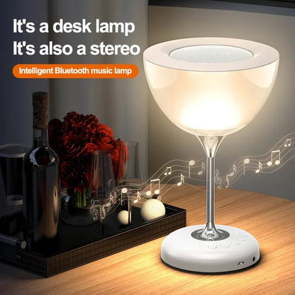 Novel Wine Glass Bedside Lamp – 6 Colour Ambient Lighting