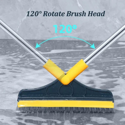 3-in-1 Floor Scrubbing V-Shaped Brush