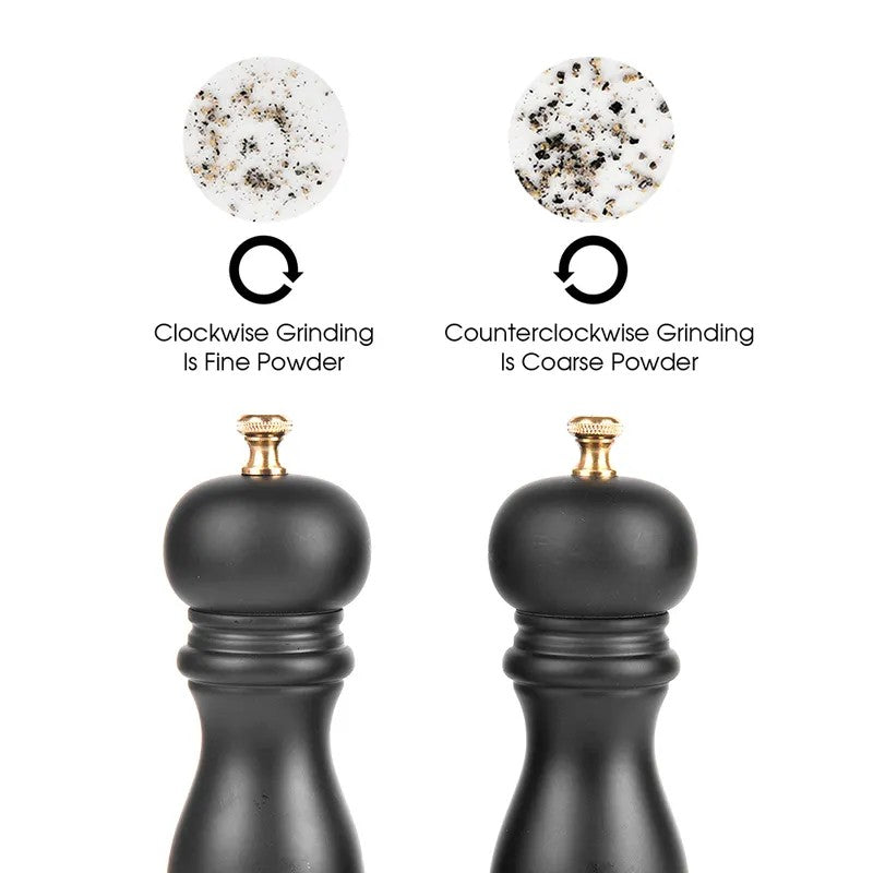 6-Inch Wooden Pepper Grinder