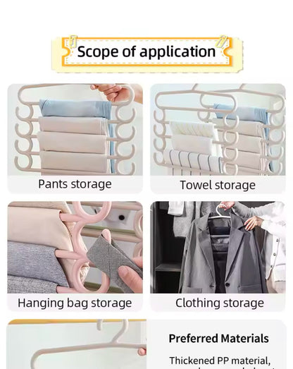 Heavy Duty Multi-Layer Trousers Hanger
