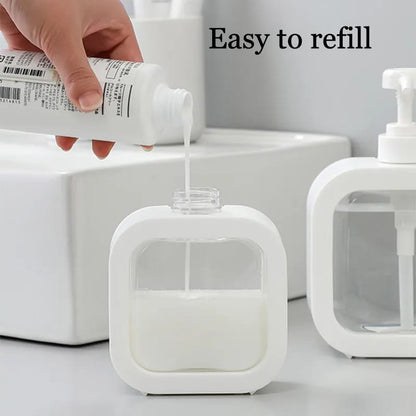 500ml Refillable Bathroom Soap & Lotion Dispenser