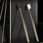 High-End Golden Bamboo Charcoal Toothbrush – Soft Bristles