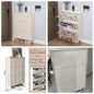 Bucket Flip Double-Layer Shoe Cabinet