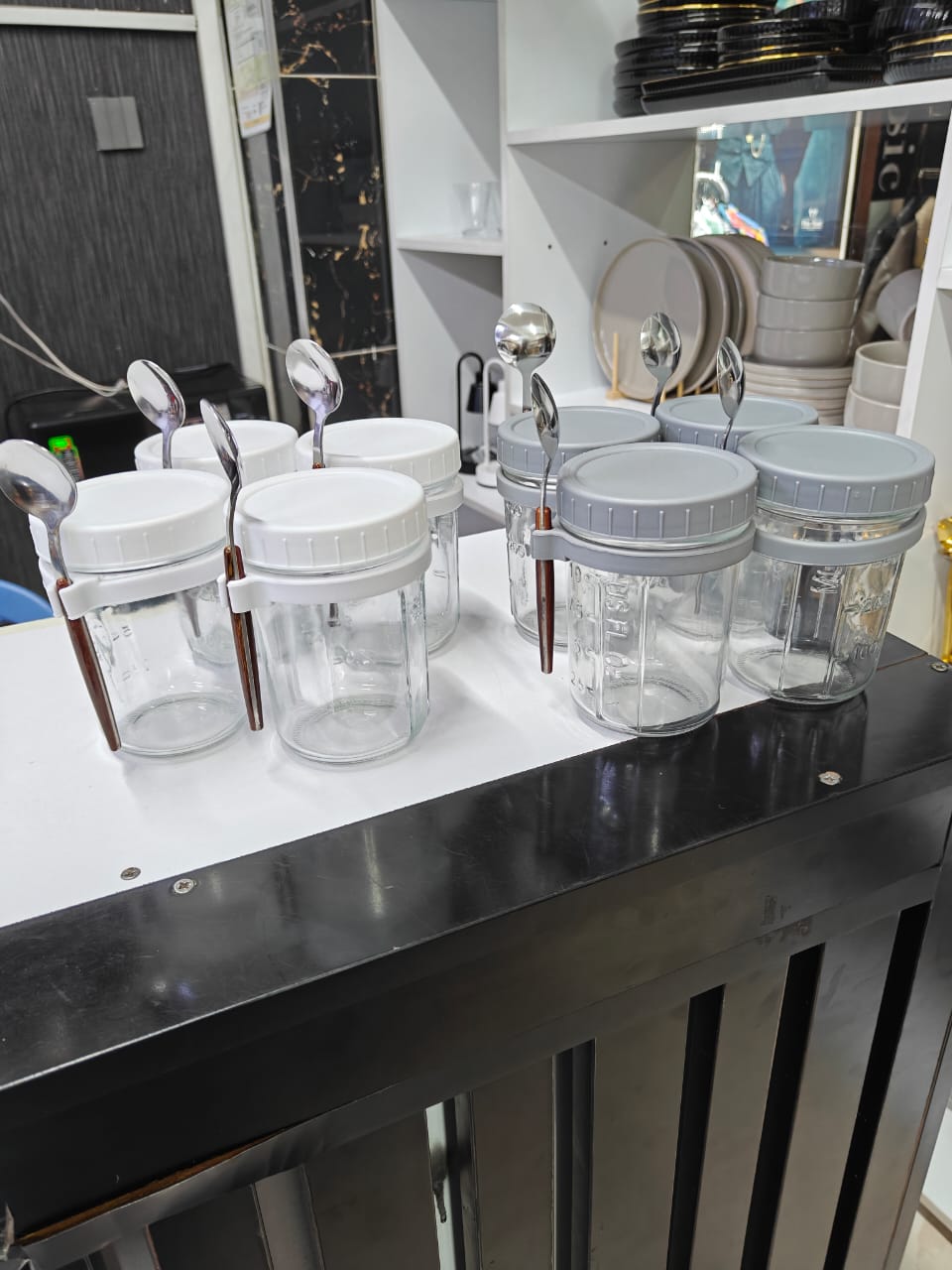 4pcs Overnight Oats Jar Set