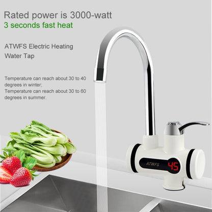 110V 3000W Kitchen Digital Tankless Instant Heater Faucet (Hot & Cold Water Tap)