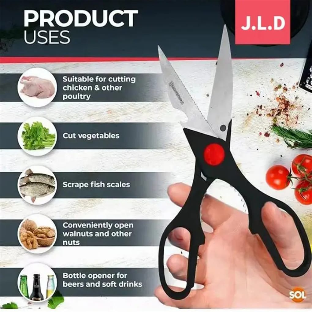 Multi-Functional Food Scissors