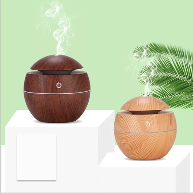 130ml Ultrasonic Air Humidifier & Aromatherapy Diffuser