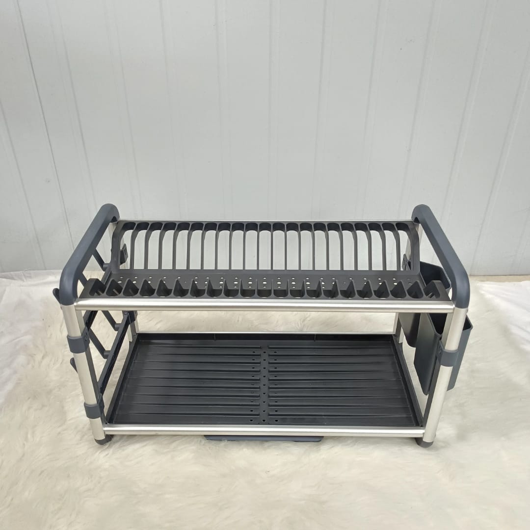 Premium Quality 2-Tier Aluminium Dish Drainer