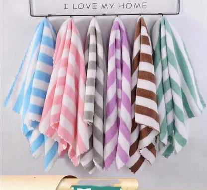 5pcs Coral Fleece Super Soft Towels