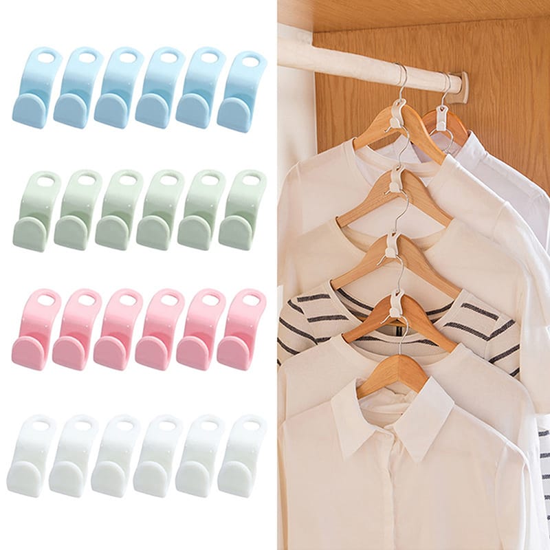 20pcs Connect Hooks for Hanger Wardrobe