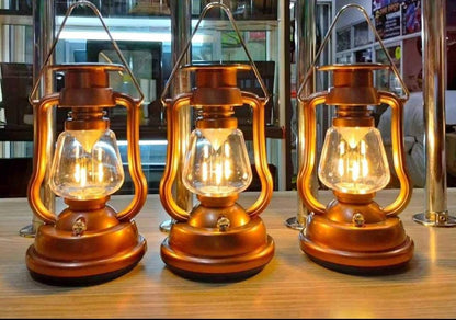 3-in-1 Solar / Rechargeable / Manual Lantern Lamp
